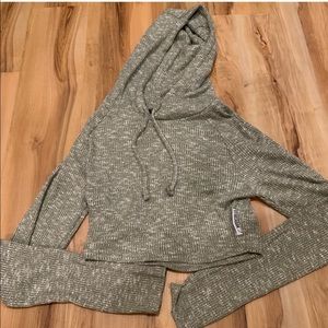 Gymshark Slounge khaki top